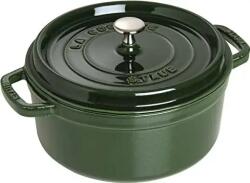 Staub Staub La Cocotte 24cm rotundă, verde-busuioc, fontă (1003973)