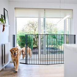  DogSpace Rocky L extra magas (105cm) kutya térkorlát - fekete