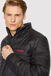 HUGO BOSS HUGO, Light slim fit Benti kabát, fekete, M