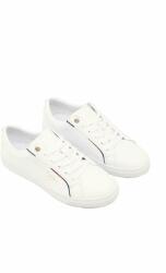 Tommy Hilfiger Pantofi dama Tommy Hilfiger Signature FW0FW06322 Alb 40 EU