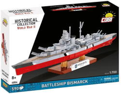 COBI Jucarie creativa Cobi Set de Construit Battleship Bismarck, 590 piese (COBI-4854)