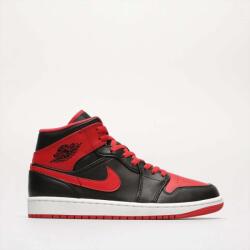 Nike Air Jordan 1 Mid Bred - Kosárcipő - Fekete/Piros