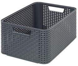 Keter Rattan kosár " M" 18 l sötétszürke (3253923615012)