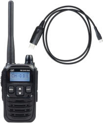  Csomag PNI DMR R45 hordozható rádióállomás digitális és analóg, 446MHz + PC programozókábel
