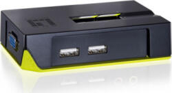 LevelOne Switch KVM Level One KVM-0222 2x USB 2x VGA Black (kvm-0222)