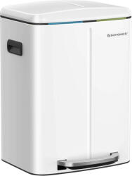 SONGMICS Lomtár, Songmics, 2 x 20L, Fehér, LTB40WT, Soft Close