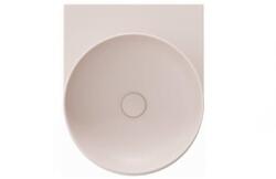 RAVAK Yard Mosdókagyló 40, 5x50 cm alabaster pink matt csaptelep furat nélkül XJX0G040000 (XJX0G040000)