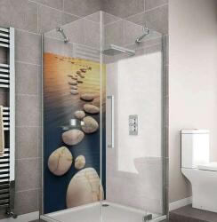 Wallplex fürdőszobai dekorpanel Zen kövek 90 cm x 200 cm