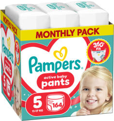Pampers Scutece - chiloțel Pampers Active Baby - Mărimea 5, 11-17 kg, 164 buc (1100053077)