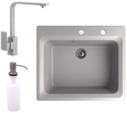 NERO Italia Gránit Mosogató Szett - Szürke - 60cm - pepita - 65 900 Ft