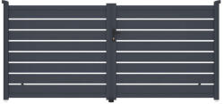  Kapu G21 Reno 350x158 cm kétszárnyú, antracit színű (63900702)