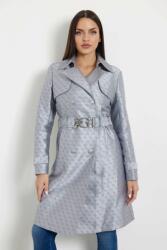 GUESS W3YL03 ezüst színű, mintás női kabát, S méret, nemzetközi