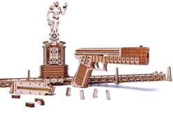  3D mechanikus fa lőtér puzzle