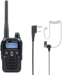  Csomag PNI DMR R45 hordozható rádióállomás digitális és analóg, 446MHz + PNI HS84 fejhallgató mikrofonnal