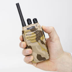 PNI 8 db hordozható rádióállomás PNI PMR R40 CAMO 0.5W, 16 PMR, Li-Ion 1200mAh csomagban töltővel és fejhallgatóval