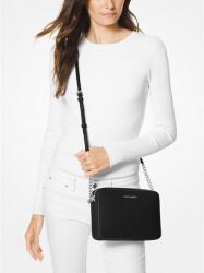 Michael Kors női fekete bőr crossbody táska
