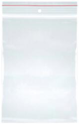 Office Products Pungi plastic cu fermoar pt sigilare, 220x280mm, 40microni, 100buc/set, Office Products-transparente (OF-15077015-90)
