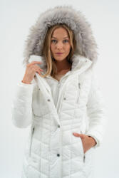 Budmil női téli kabát, JANICE25, Fehér, 2XL (20030555-001252-0699)