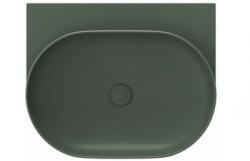 RAVAK Yard Mosdókagyló 60, 5x50 cm grey green matt csaptelep furat nélkül XJX08060000 (XJX08060000)