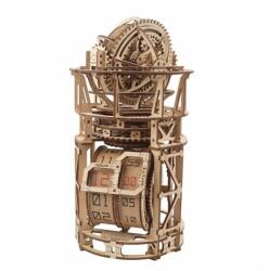 UGears 3D puzzle, Sky Watcher Tourbillon asztali óra, Ugears, fa, 338 darab