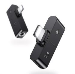 USAMS SJ385LN01 Lightning Adaptor audio jack 3, 5 mm (SJ385LN01)