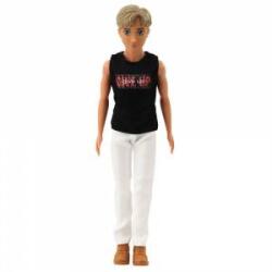 LEAN Toys Anlily Doll Set: Girl with Boy, Hat, and Dog Accessories