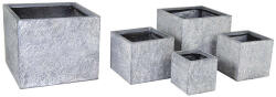  Alberta Cube kompozit növénytartó szürke 23x23x23-55x55x46cm S5 (119752)