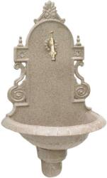  VERONA FALIKÚT 24/08 - GRÁNIT - alumínium öntvényből saját gyártású kerti díszkút 1/2 colos réz kerti-csappal - 66 cm x 39 cm x 24 cm -