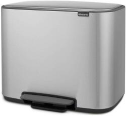 Brabantia Bo Szelektív Kuka - 35L - Acél (121241)