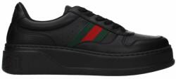 Gucci F86001 42 EU fekete bőr chunky sportcipő