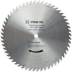 Strend Pro Körfűrészlap, Strend Pro SuperSaw CW, 550 x 3, 0 x 30 mm, 56 db éles fog, durva és keményfa vágásához (TC2230084)