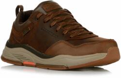 Skechers Bengao - Férfi Vízálló Bőr Sportcipő - Barna - pepita - 31 772 Ft