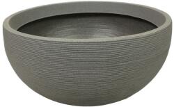 Patio kerek kerti kaspó 60x28 cm szürke (5900791006319)