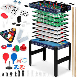 Neo-Sport Multifunkciós játékasztal, Neo-Sport NS-801, 12 az 1-ben, 106 x 59 x 90 cm, gyors játékváltás, állítható lábak, teljes kiegészítők (TE180100)