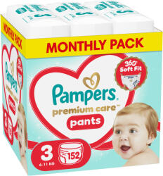 Pampers Scutece - chiloțel Pampers Premium Care - Mărimea 3, 6-11 kg, 152 buc (1100053080)