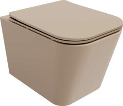 Mexen Teo - Perem Nélküli Fali WC - Slim - Cappuccino Mat (5907709157583)