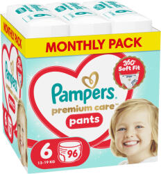 Pampers Scutece - chiloțel Pampers Premium Care - Mărimea 6, 13-19 kg, 96 buc (1100051058)