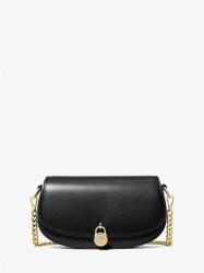 Michael Kors Mila bőr crossbody táska, fekete