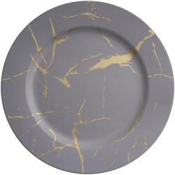 Ambition Farfurie decorativa 33cm, gri, Decor Marble