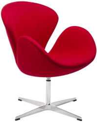 King Home Swan Wool Premium Forgószék Piros Kasmírgyapjú (KH15001100331)