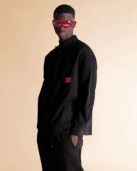 Sprayground COTTON SHIRT JACKET TOTAL kabát Férfi Fekete M