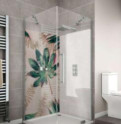 Wallplex fürdőszobai dekorpanel Pasztell pálmalevél 90 cm x 200 cm
