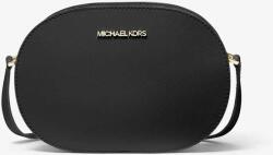 Michael Kors női fekete bőrtáska, crossbody Jet Set