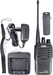 Alinco DJ-PAX4 Hordozható PMR rádióállomás, 1800 mAh, VOX, TOT, IP67, 80 csatorna