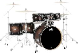 PDP by DW Concept Maple 7 Satin Charcoal Burst Lacquer Dobszett (PDCM22A7SCB)