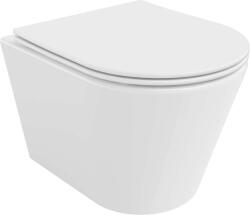 Mexen Rico Slim Perem Nélküli Fali WC - Duroplast, Fehér (5907709114142)