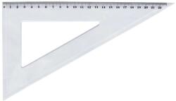  Vonalzó háromszög 60° 21cm, műanyag (VON6023) - pepita