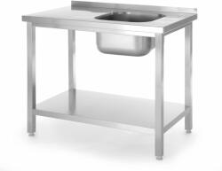 Hendi Mosogatóval és polccal, csavarozott, HENDI, Kitchen Termékcsalád, 1000x600x(H)850mm (817025)
