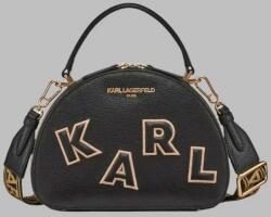 KARL LAGERFELD női mini crossbody táska, fekete