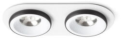  SHARM R II süllyesztett lámpa fehér/fekete 230V LED 2x10W 24° 3000K